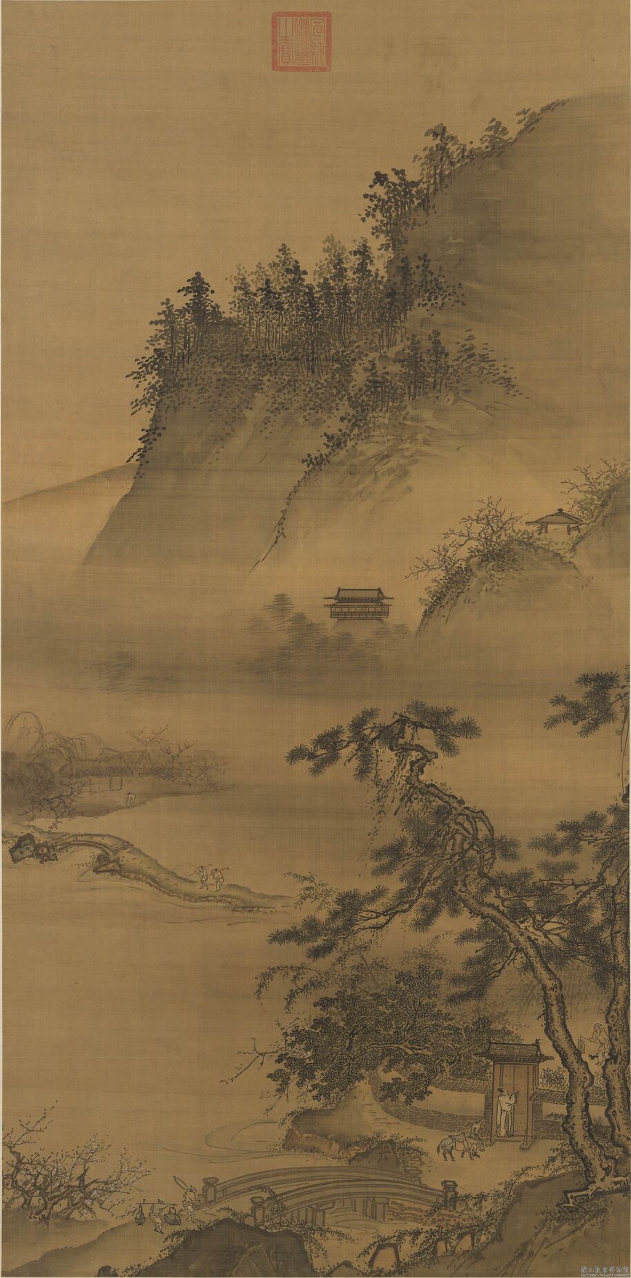 春游晚归图预览图