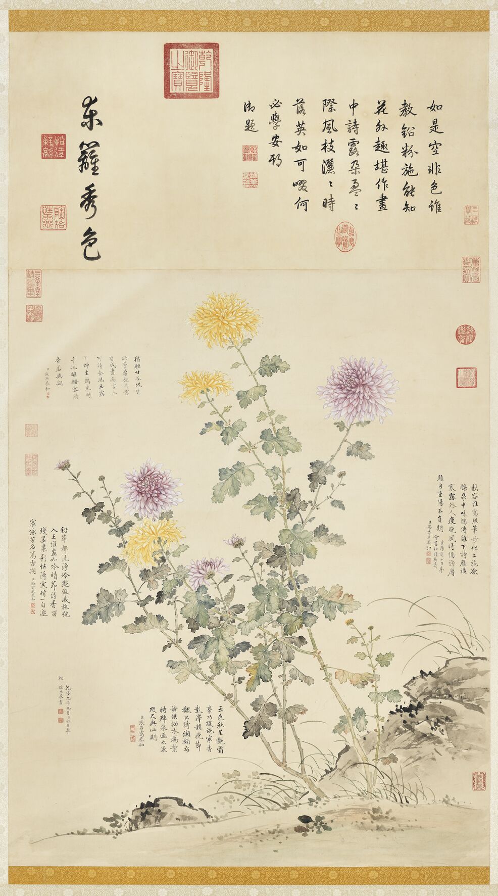 东篱秀色图预览图