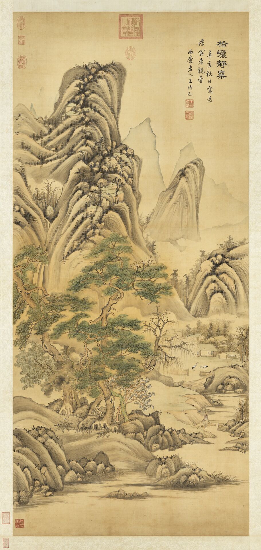 松岩静乐图预览图