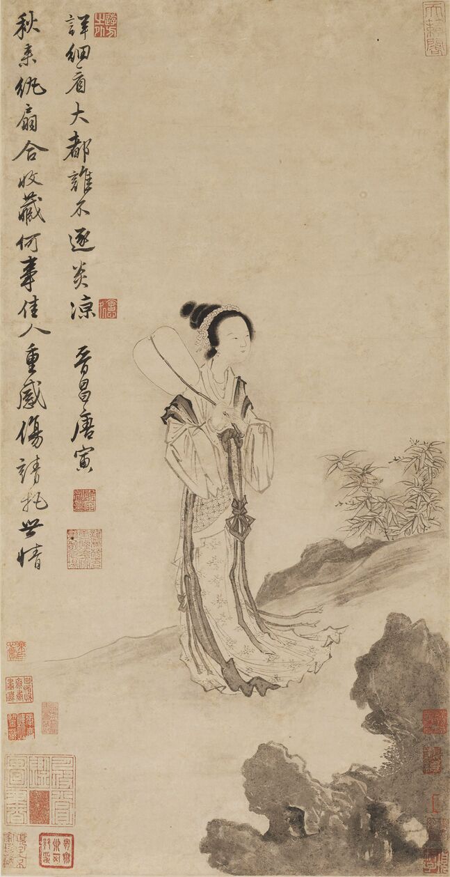 秋风纨扇图预览图