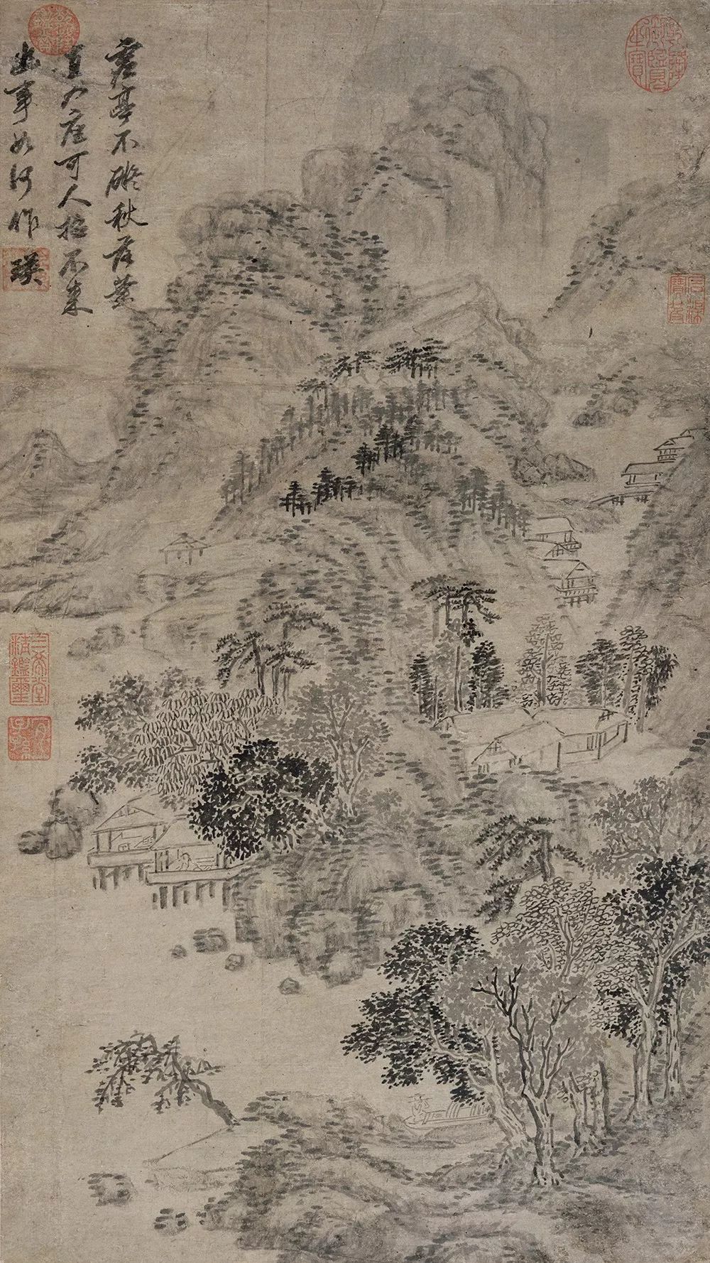 秋山虚亭图缩略图
