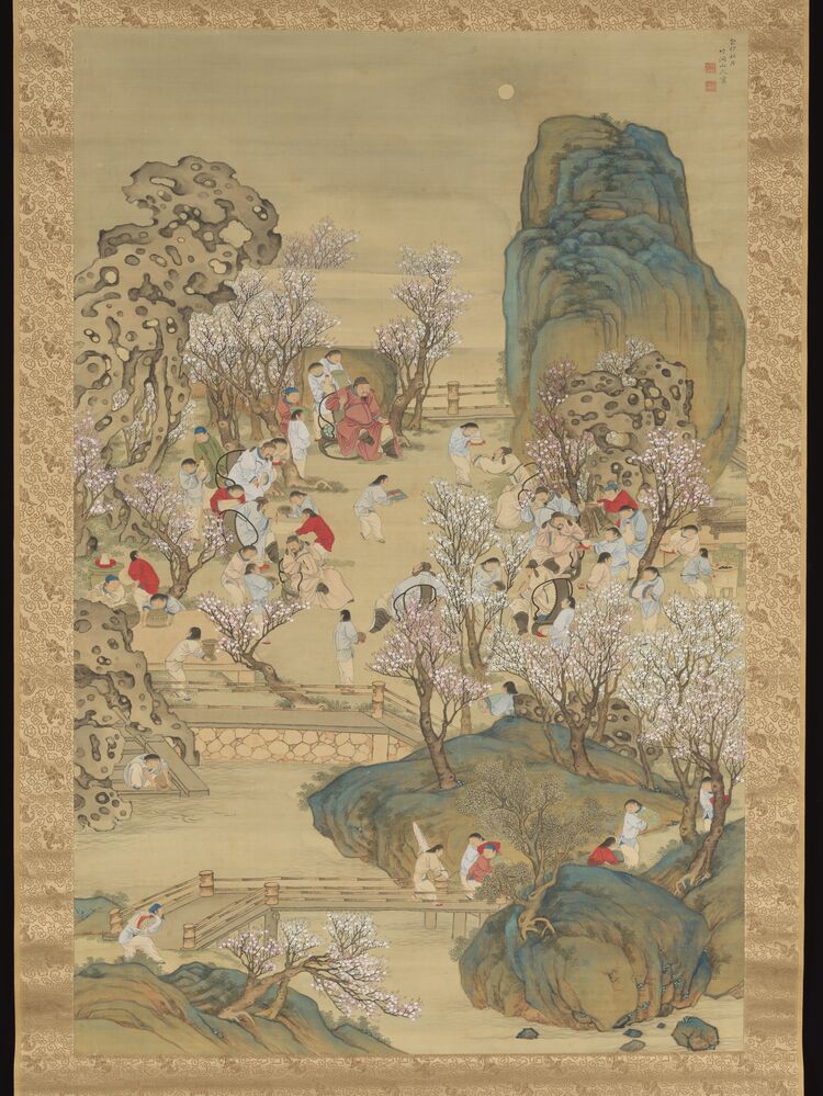 芳园醉月图预览图