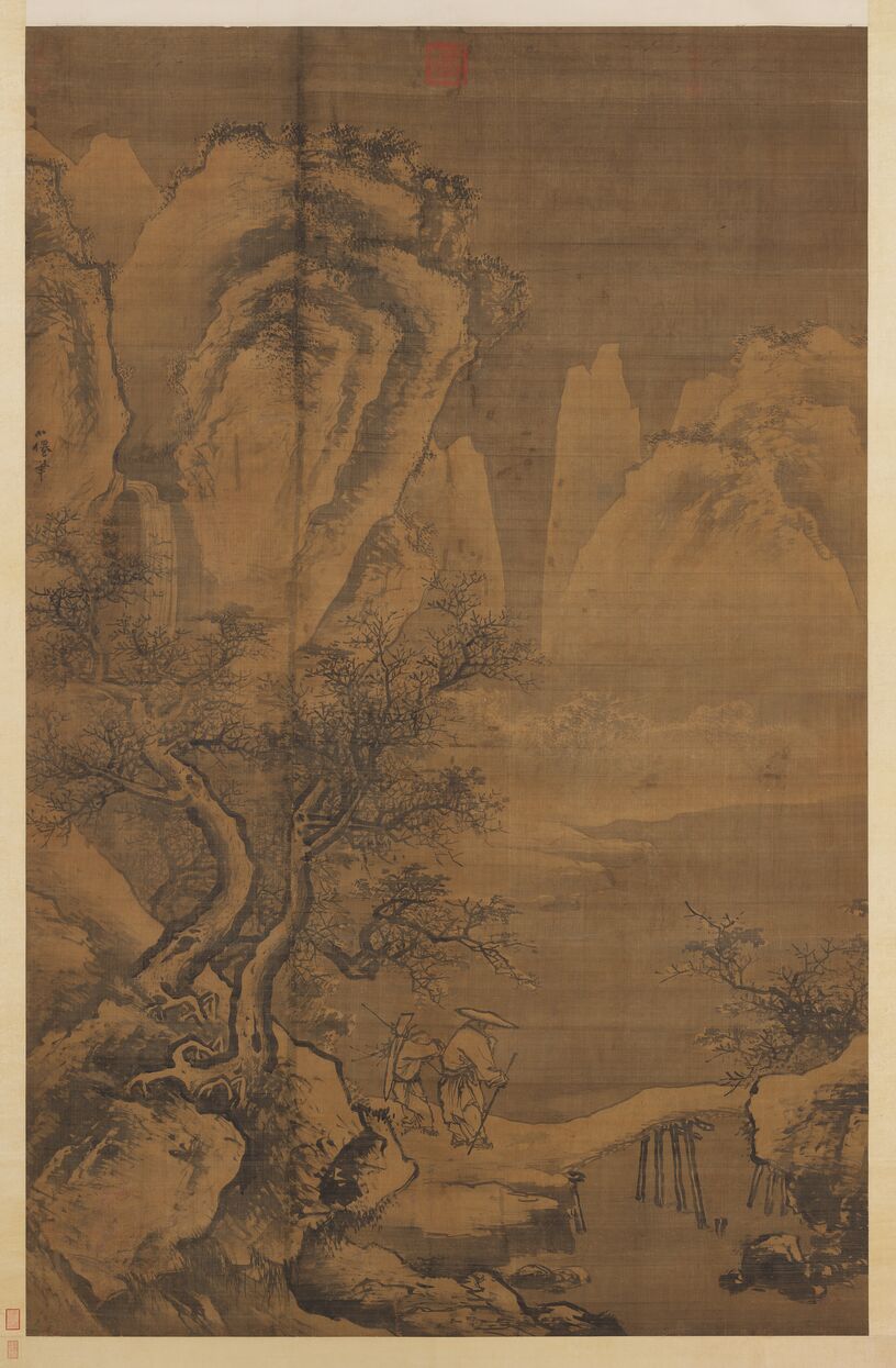 寒山积雪图预览图
