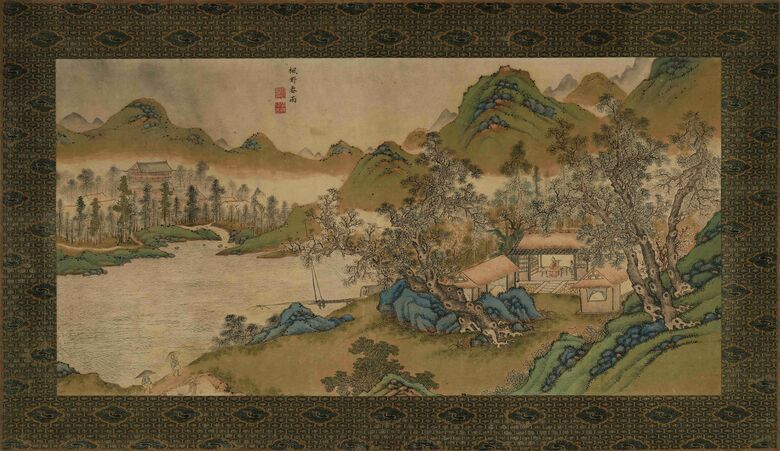 枫野春雨图预览图