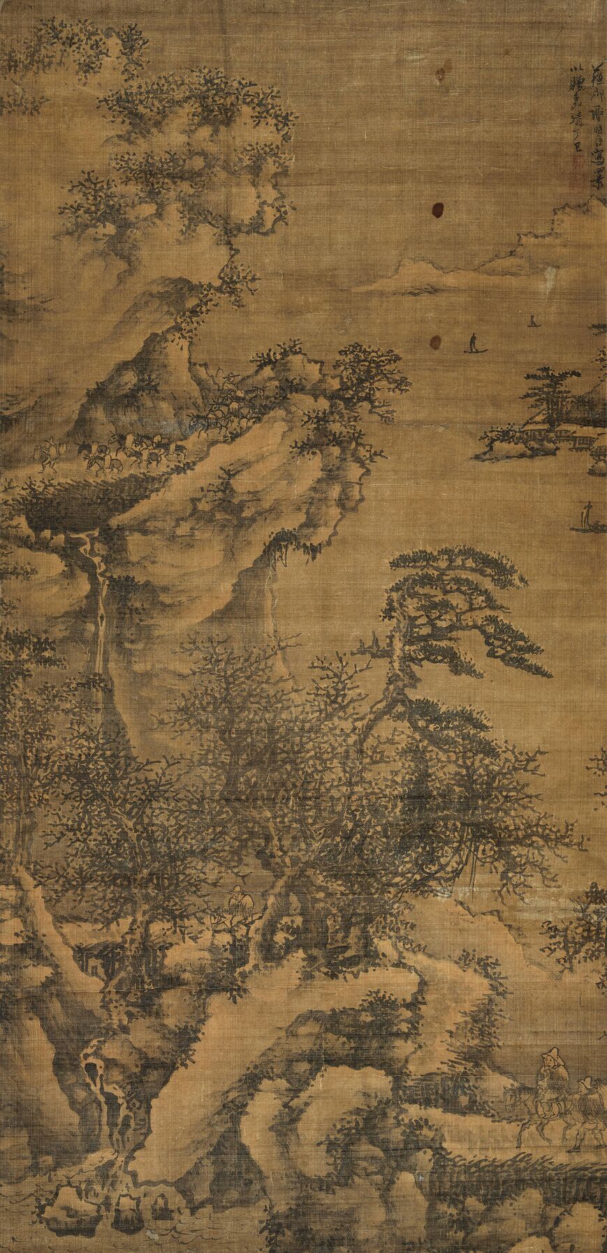 寒林行旅图预览图