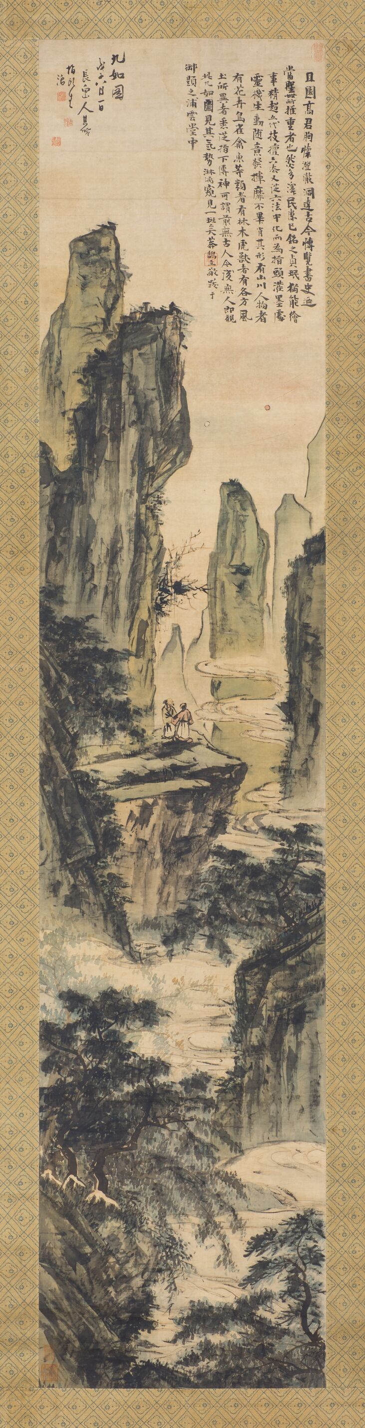 天保九如图预览图