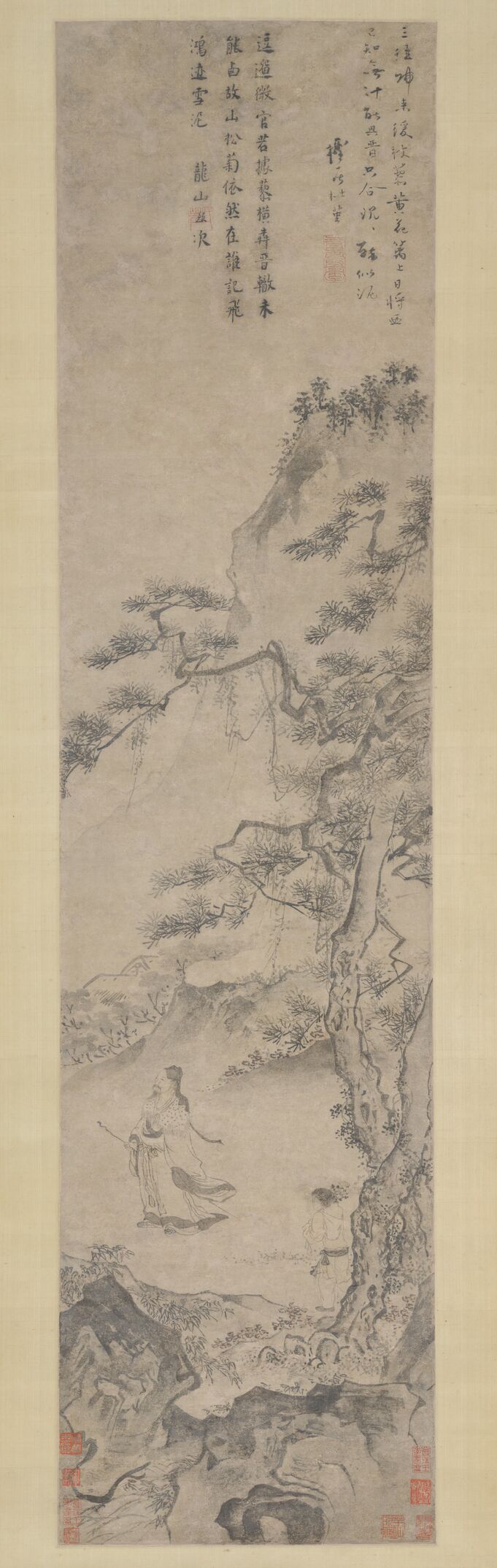 陶渊明赏菊图缩略图