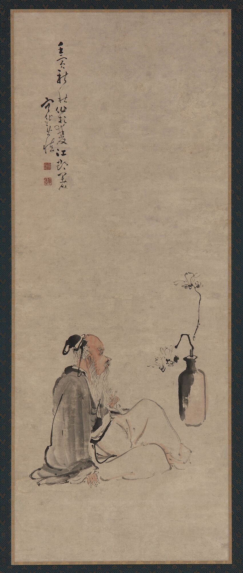 观花老人图预览图