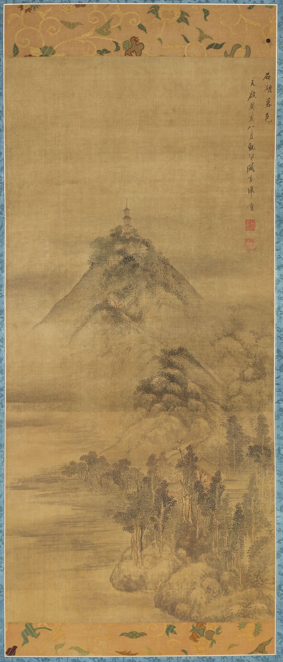 石湖暮色图缩略图