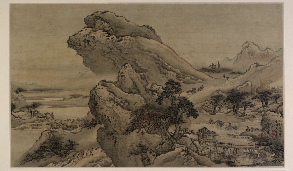 拟郭熙盘车图缩略图
