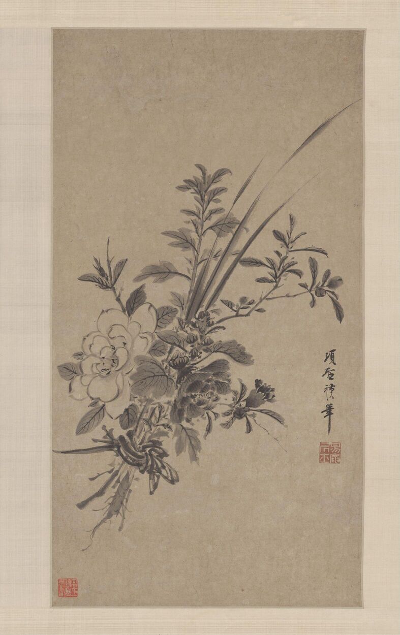 折枝菖蒲图预览图