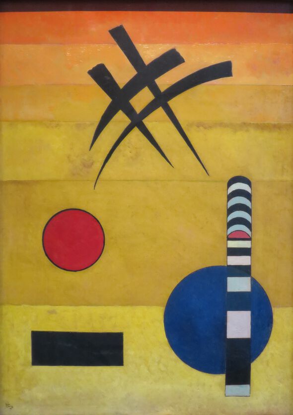'Sign'_by_Wassily_Kandinsky,_1925,_oil_on_cardboard,_LACMA缩略图