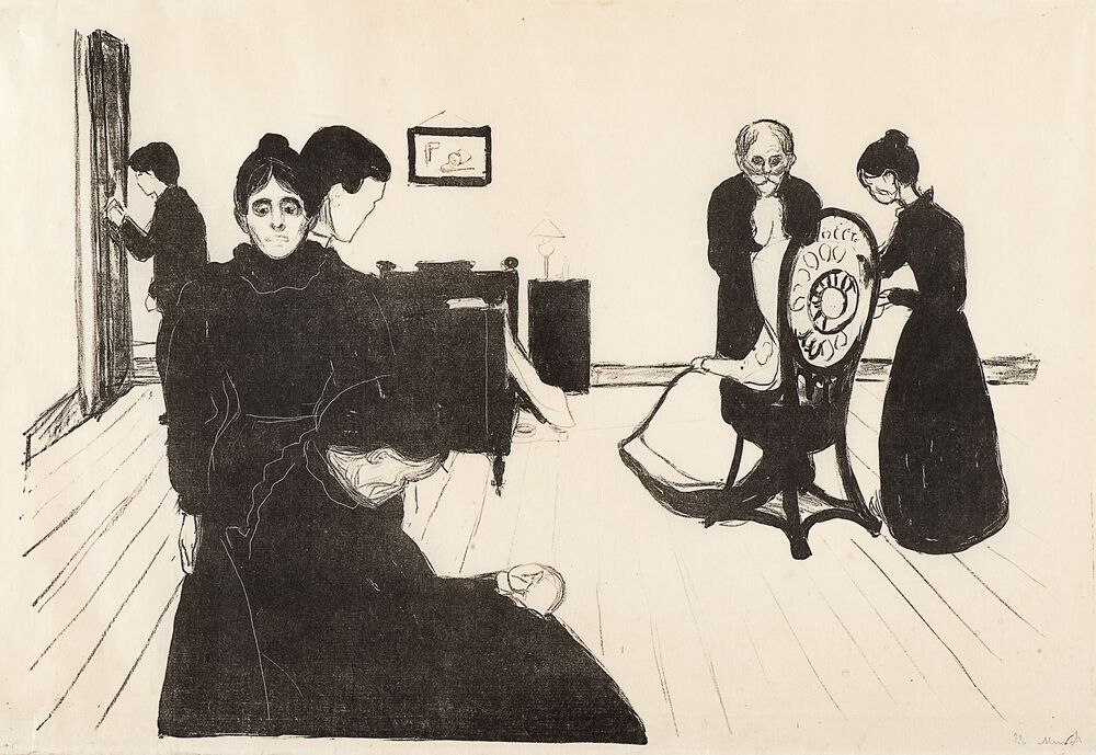 版画/Death in the Sickroom预览图