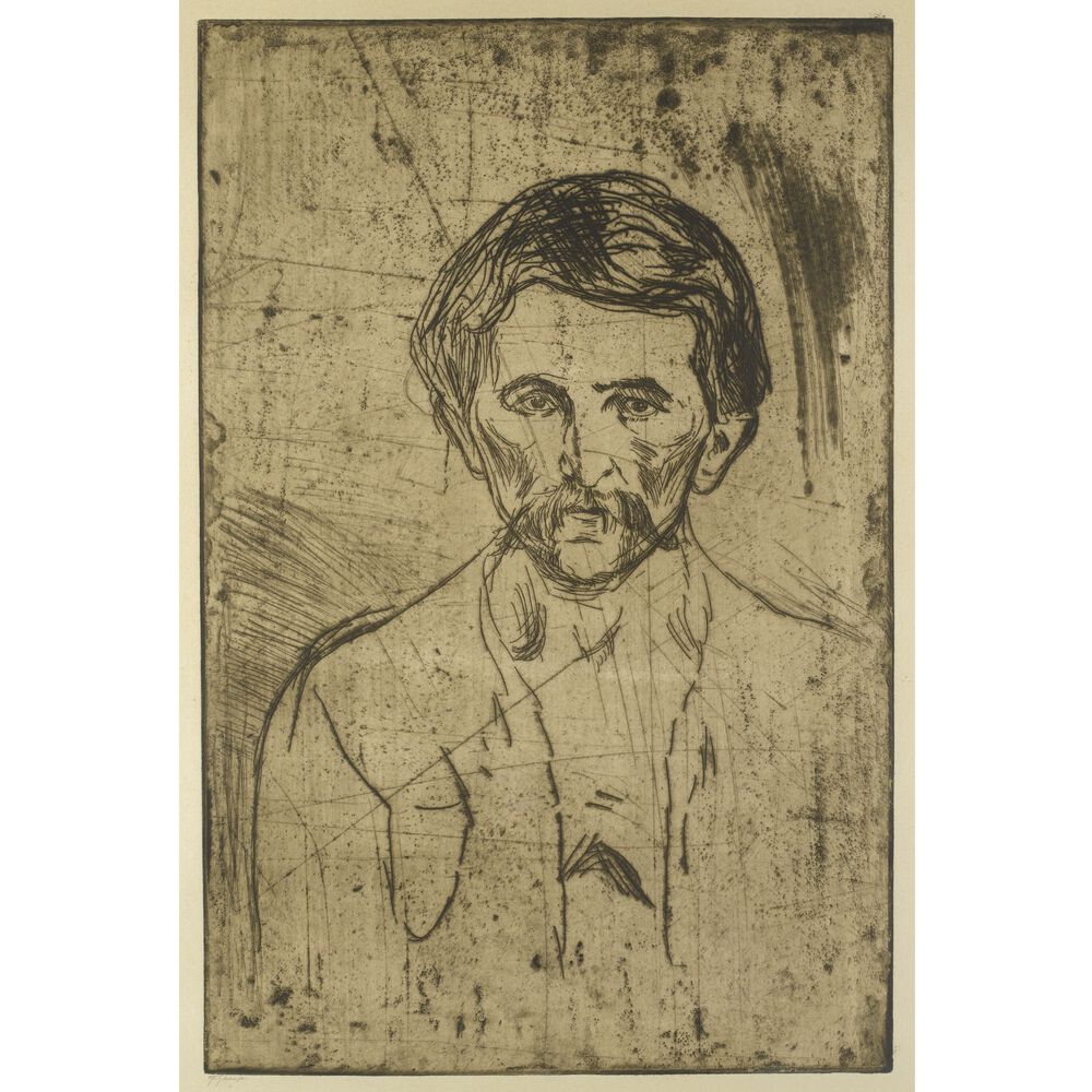 版画/Worker with Moustache (Schiefler 201_ Woll. 233)预览图