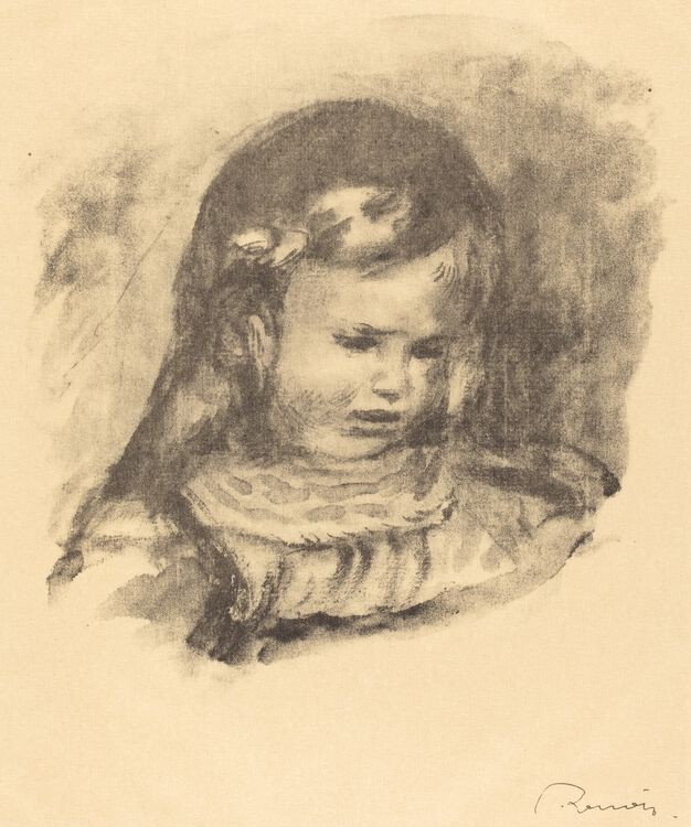 Auguste Renoir - Claude Renoir, head lowered缩略图