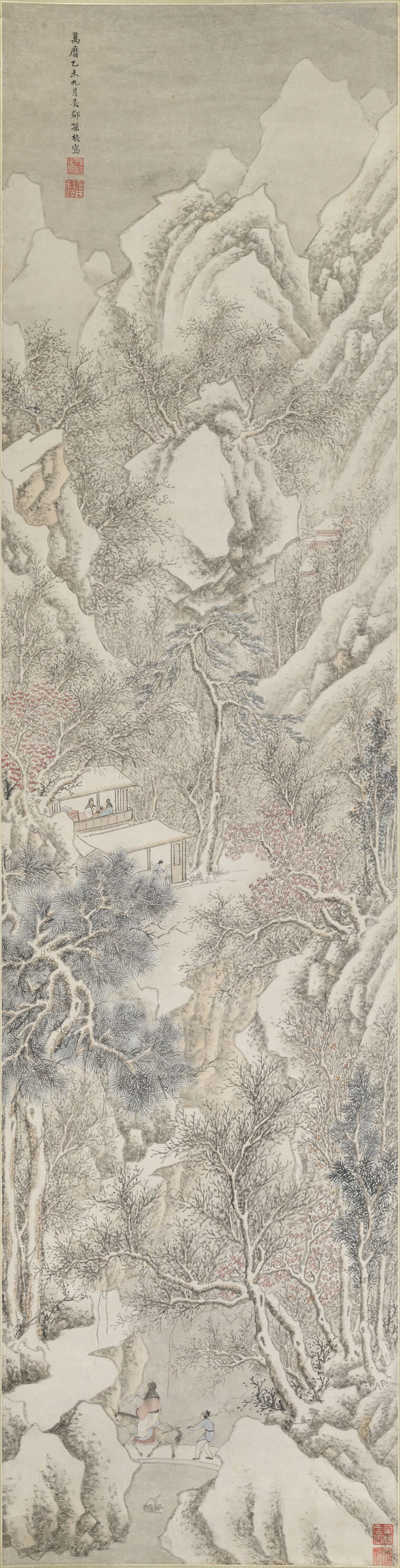 踏雪访友图预览图