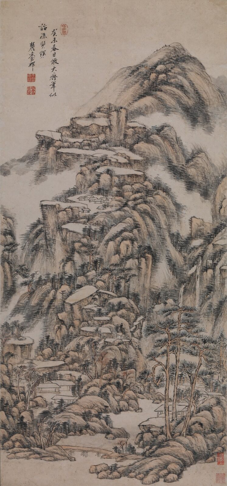 仿黄公望山水图预览图