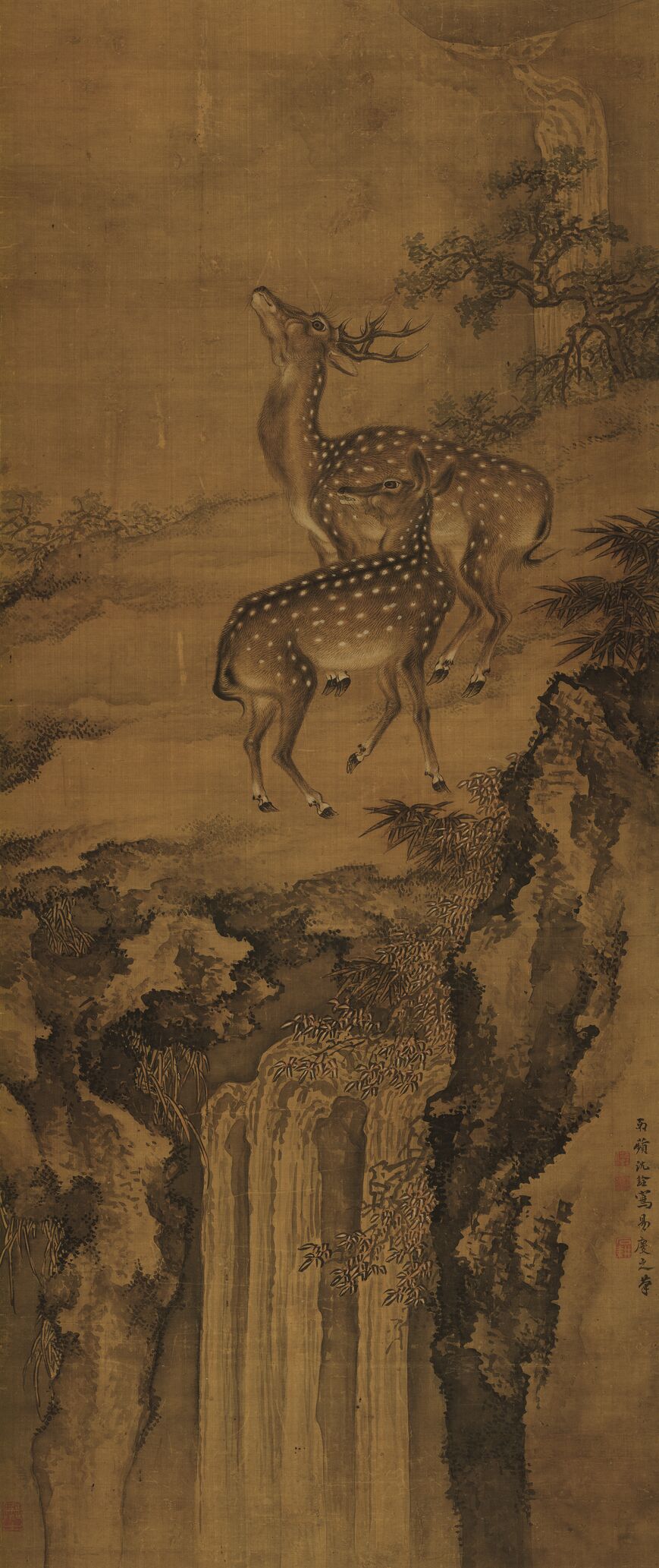 双鹿图缩略图