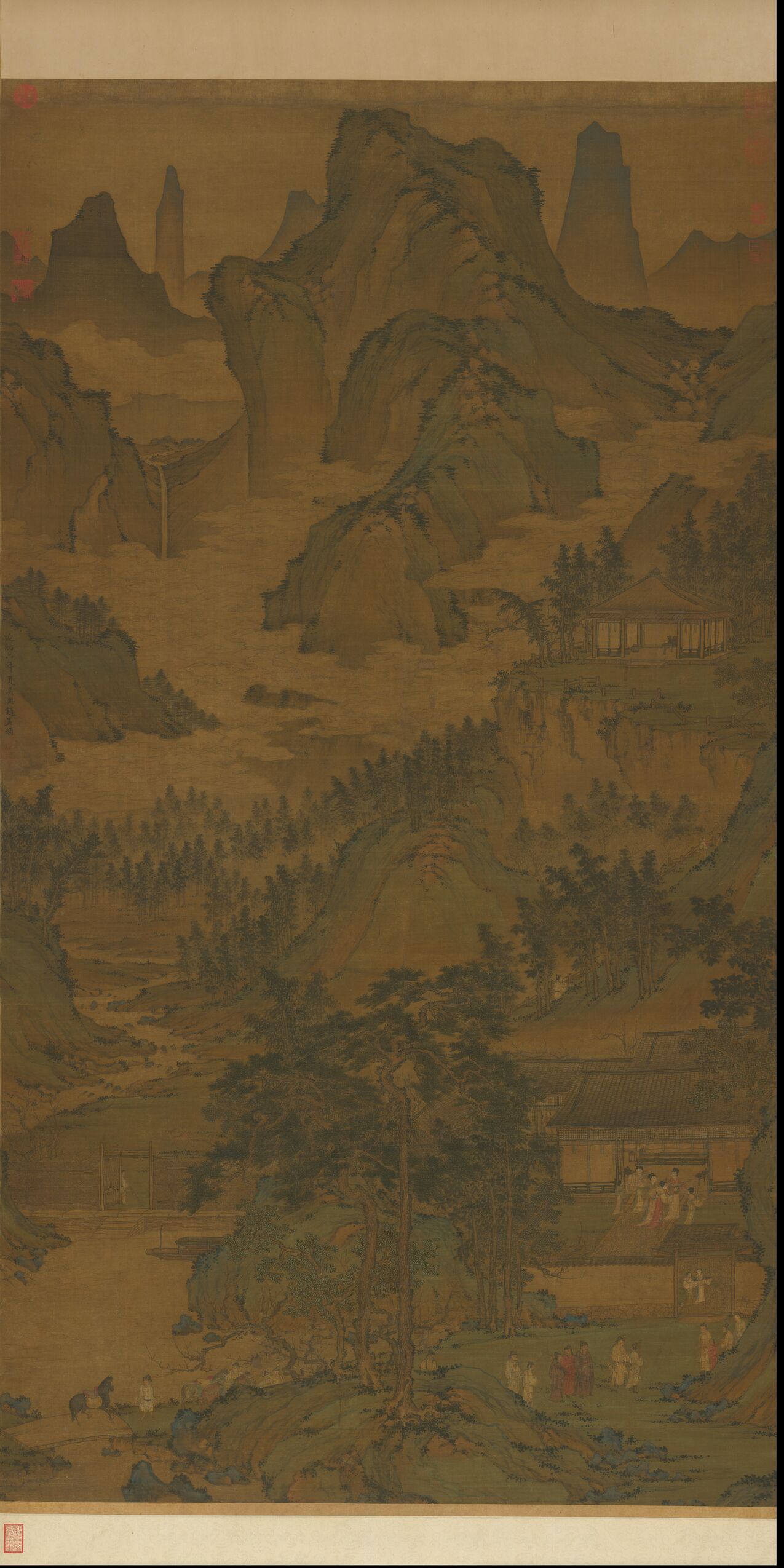 东山丝竹图预览图