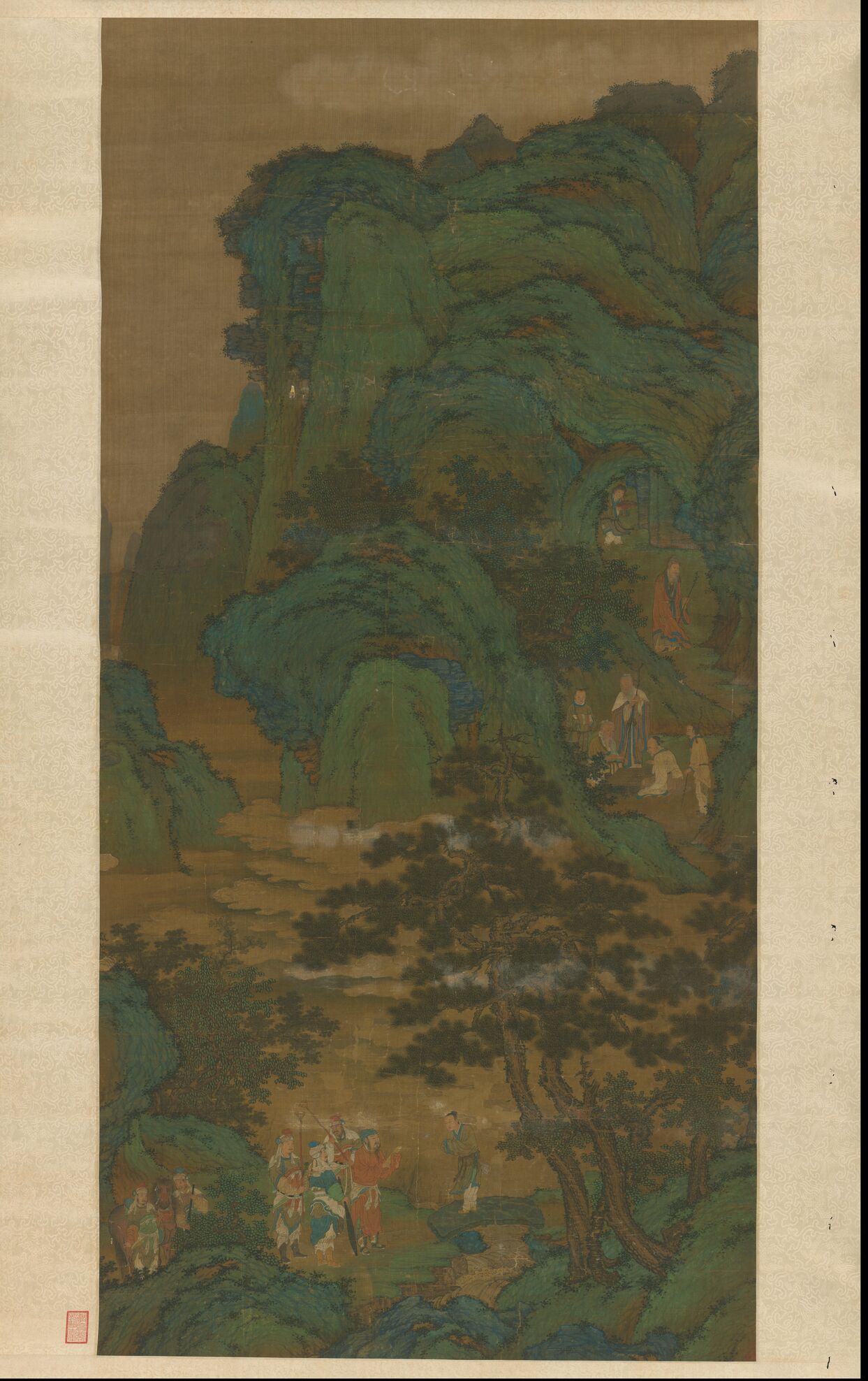 商山四皓图预览图