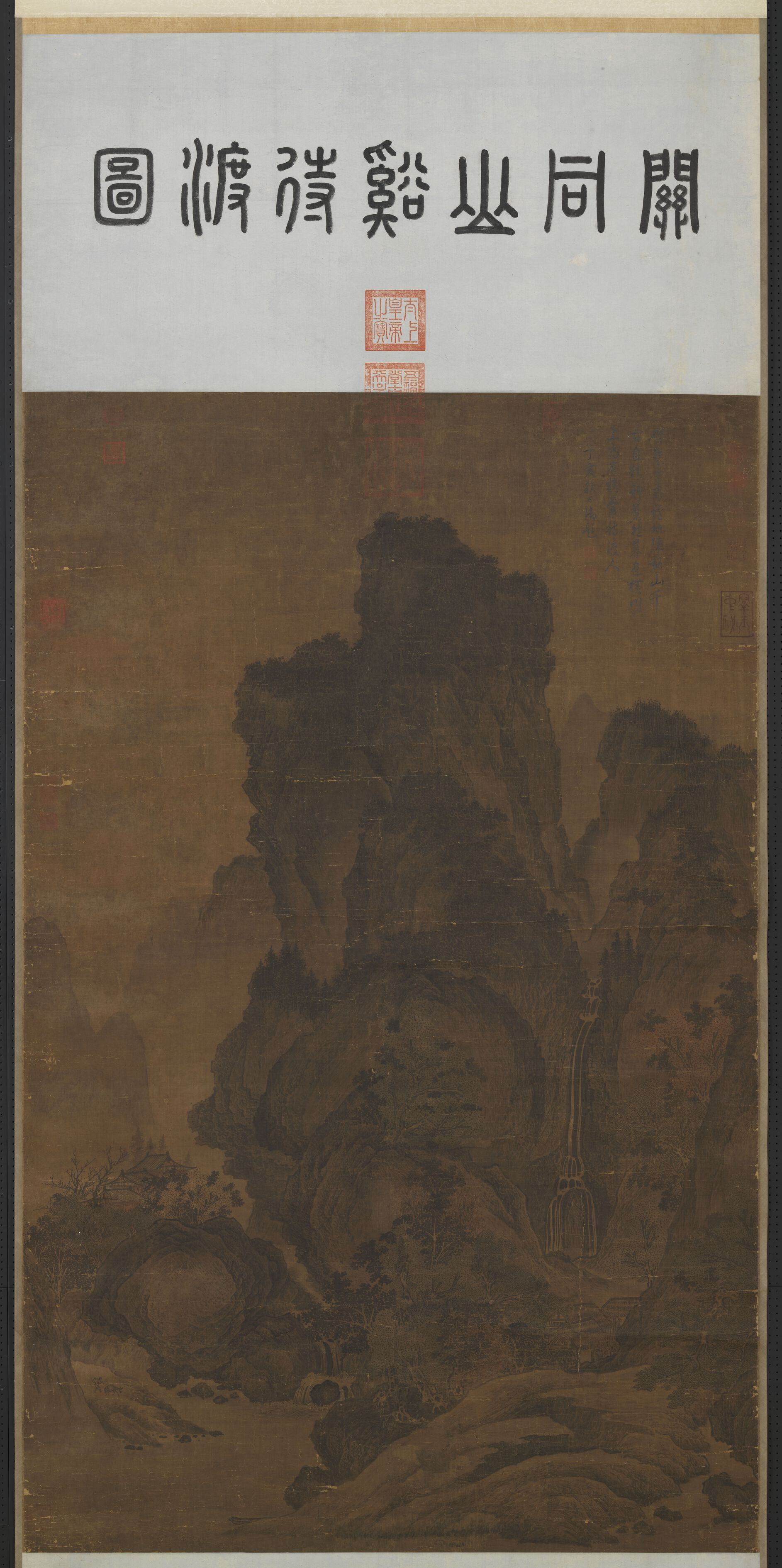 山溪待渡图缩略图