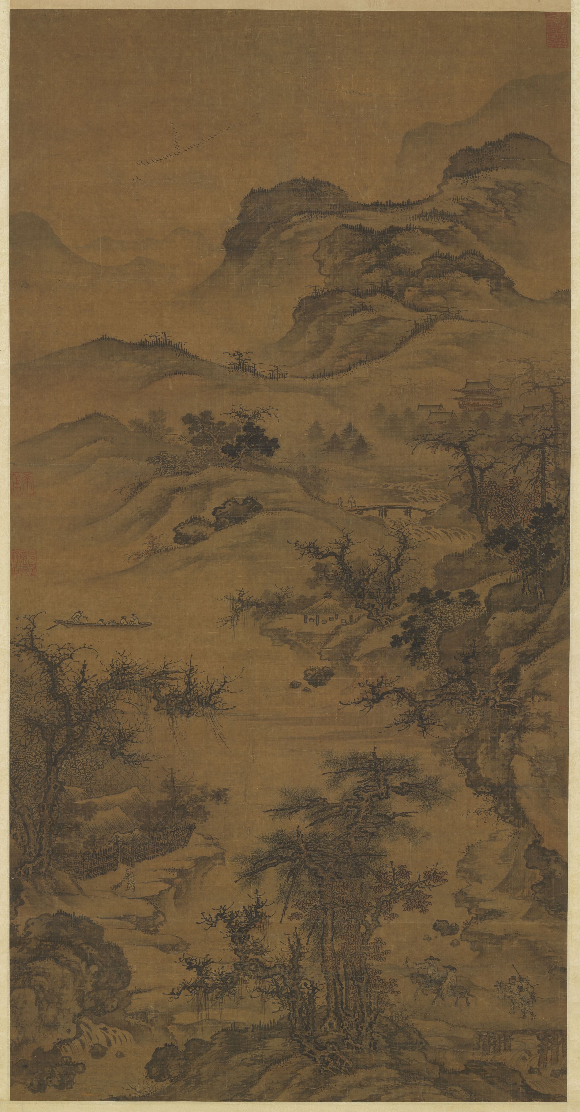 秋山行旅图预览图
