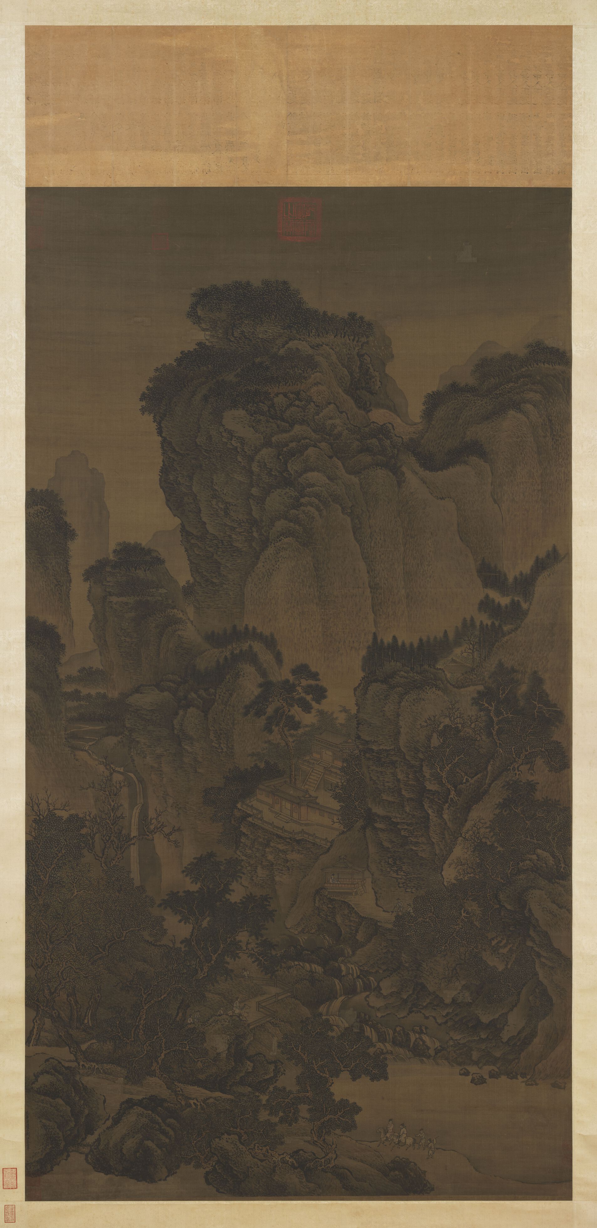 摹范宽庐山图预览图