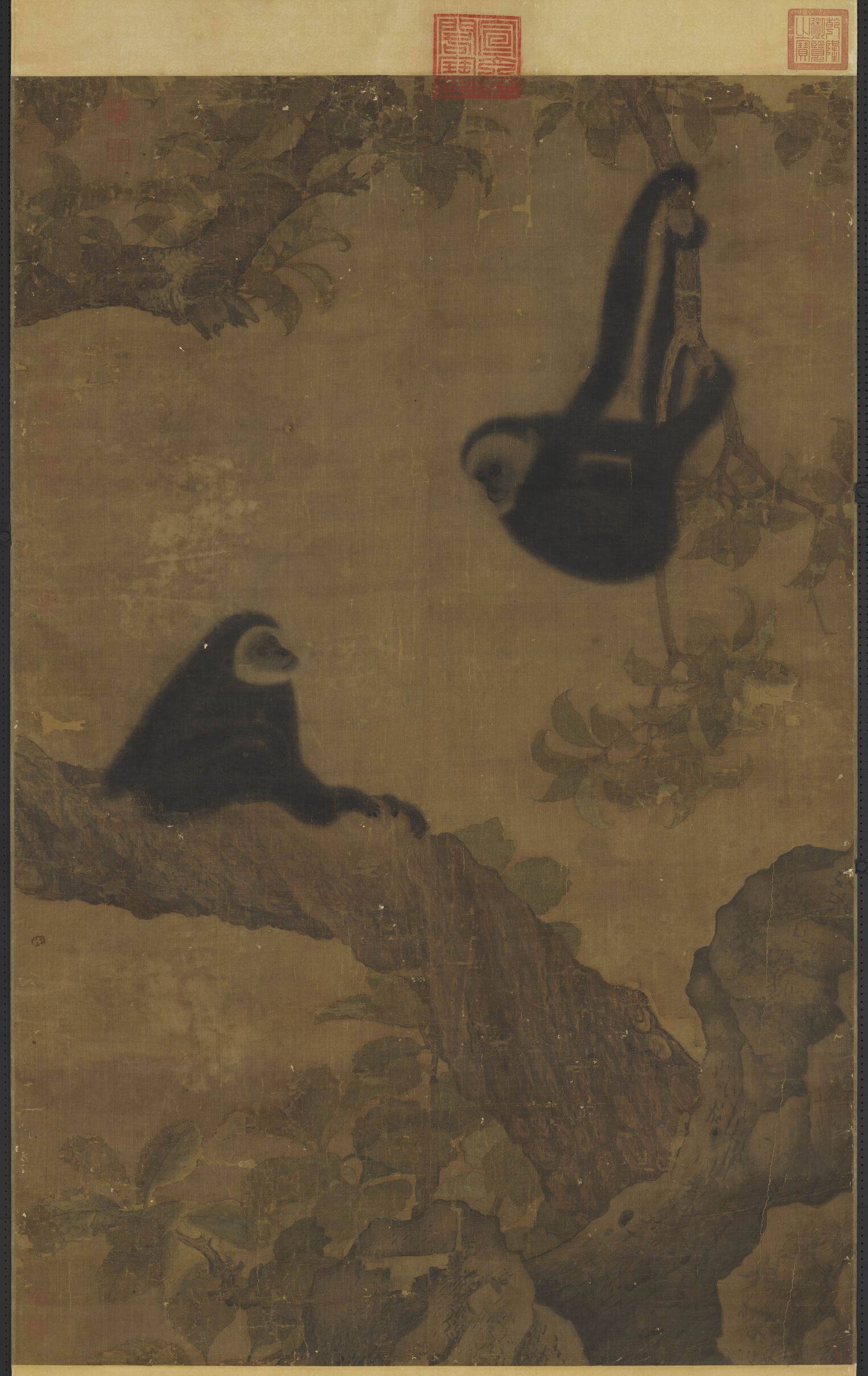 枇杷猿戏图预览图