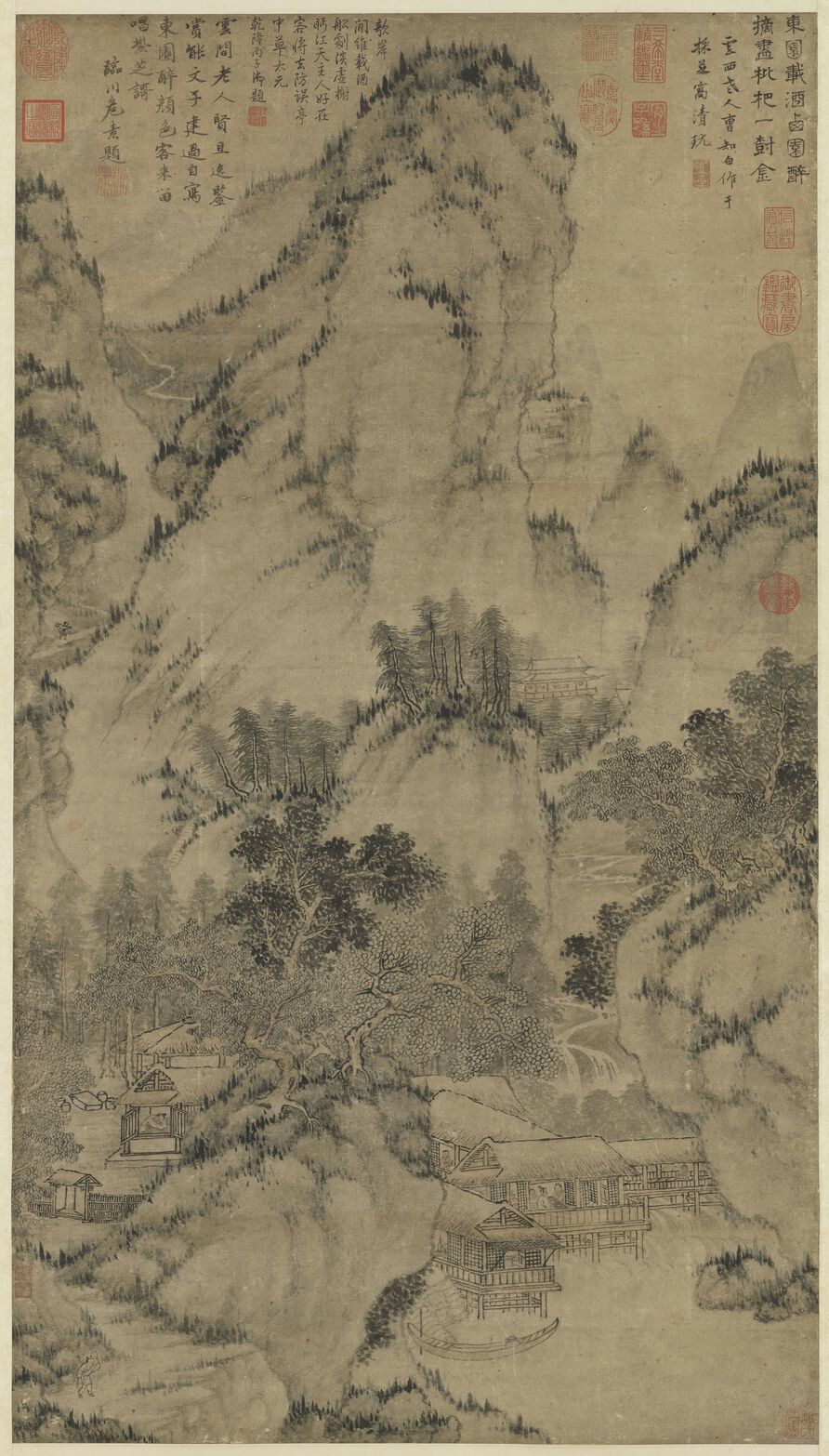 东园载酒图预览图