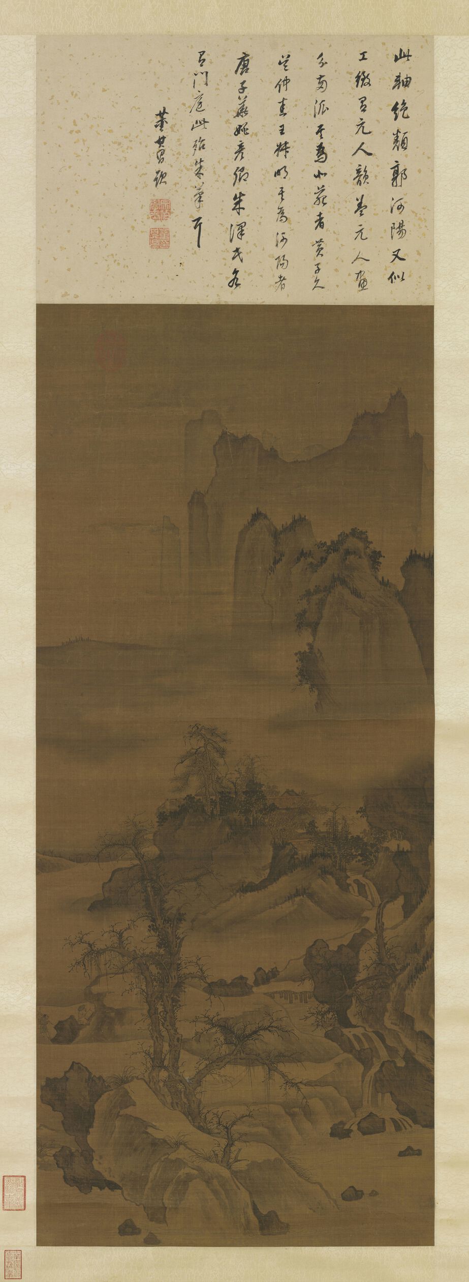 烟岚秋涧图预览图