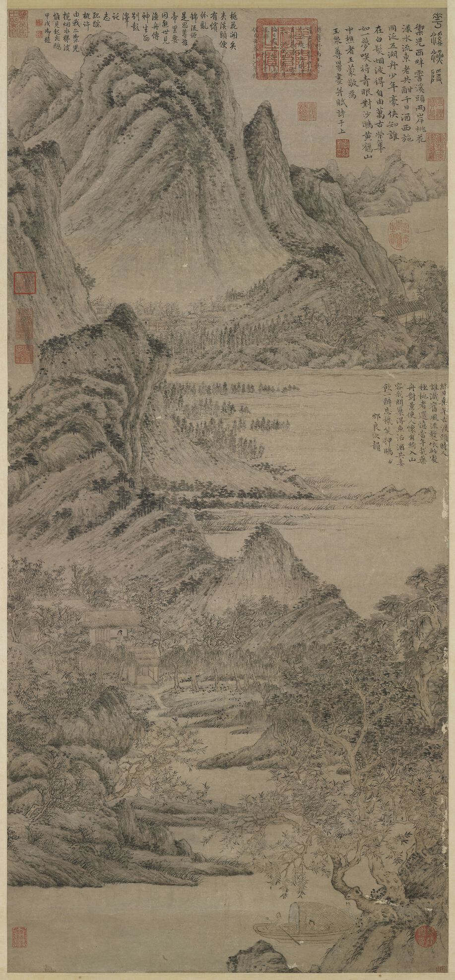 花溪渔隐图预览图