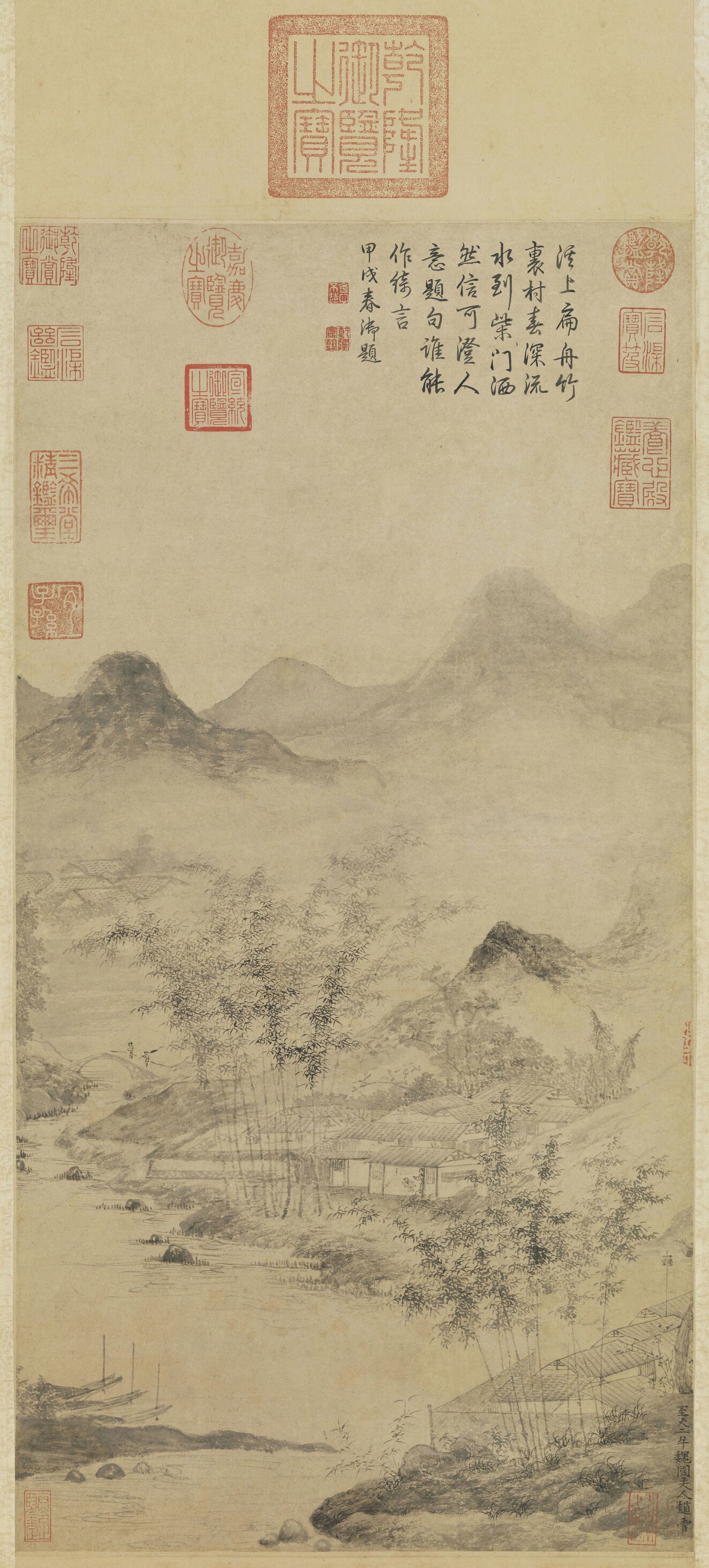 竹溪揽胜图预览图