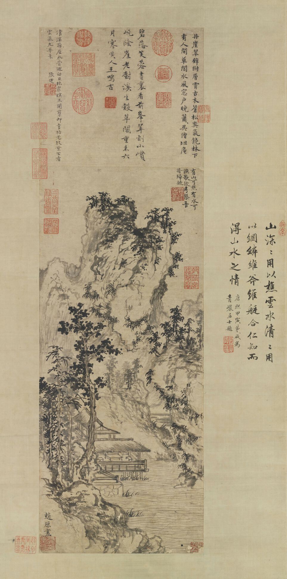 溪亭秋色图缩略图