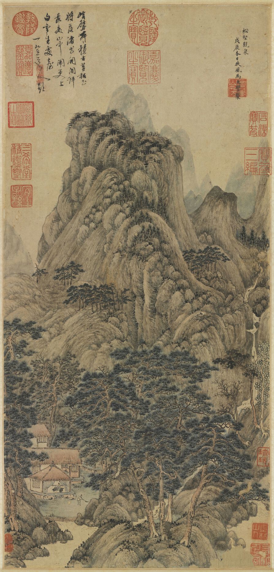 松壑观泉图缩略图