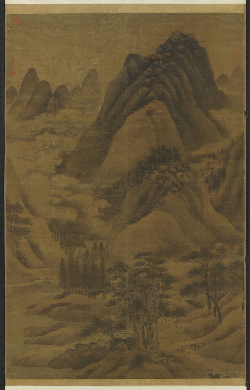 群峰秋色图预览图