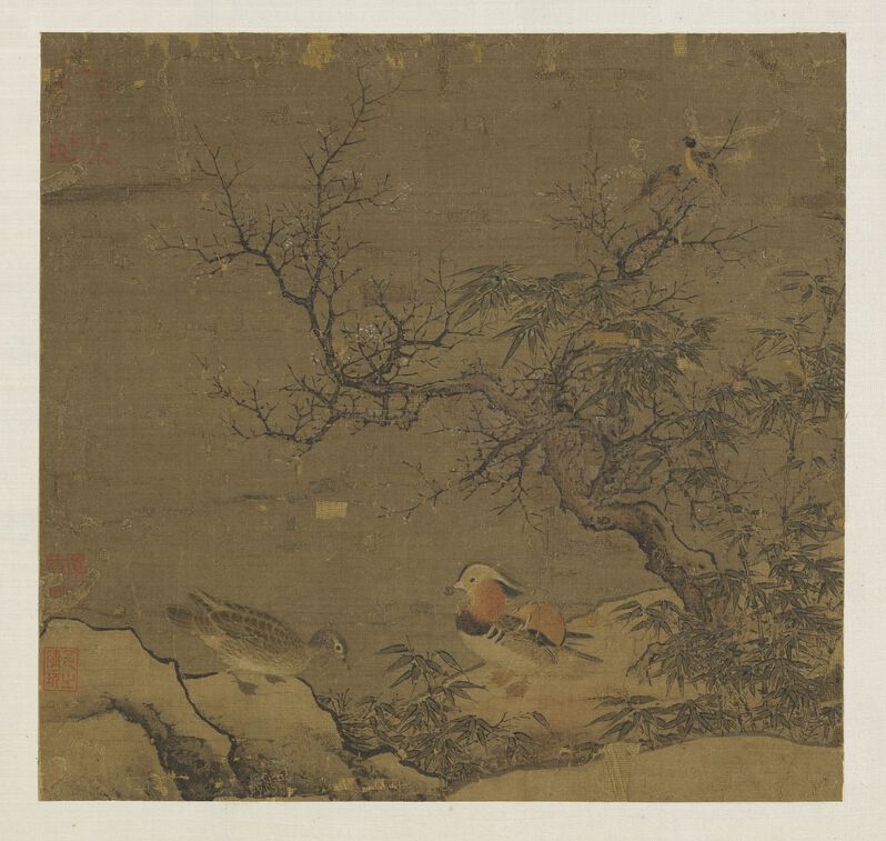 寒林鸳鸟图缩略图