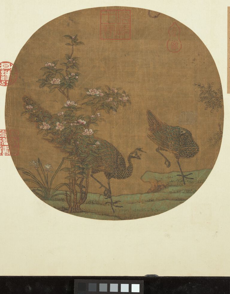 花木珍禽图预览图