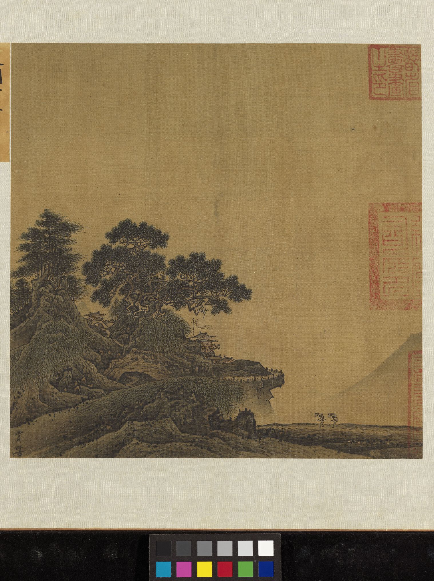 岩关古寺图预览图