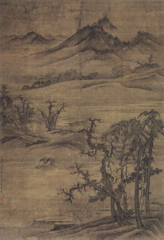 松荫聚饮图预览图