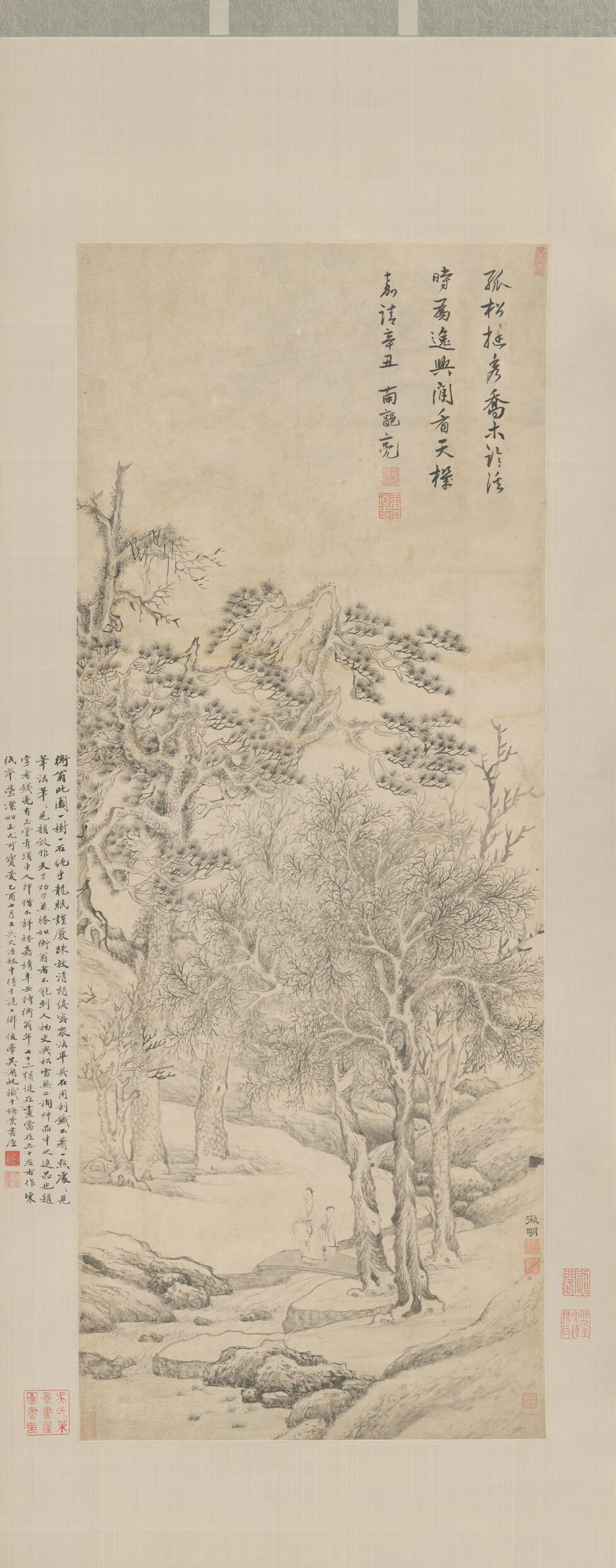 临溪幽赏图预览图