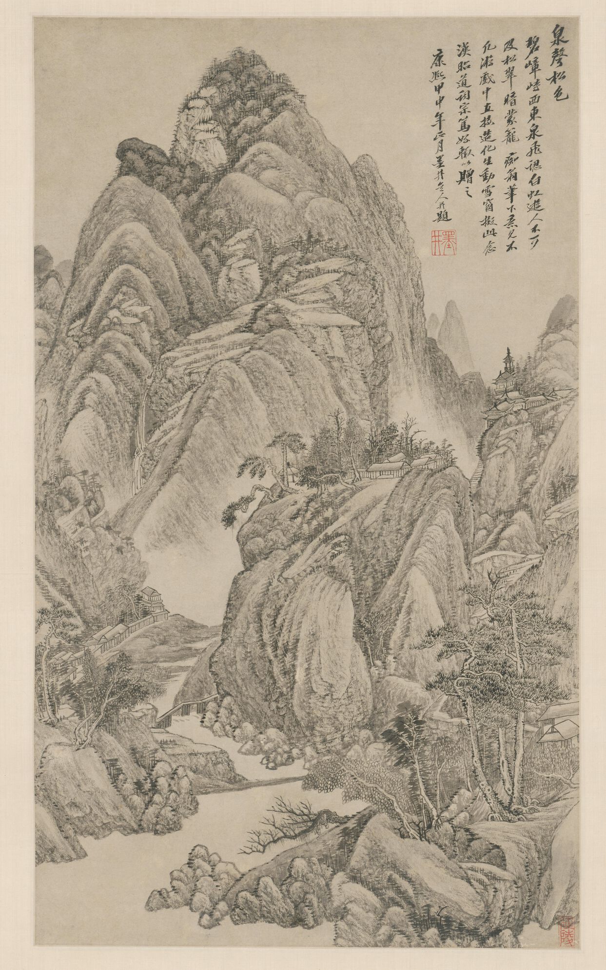 泉声松色图预览图