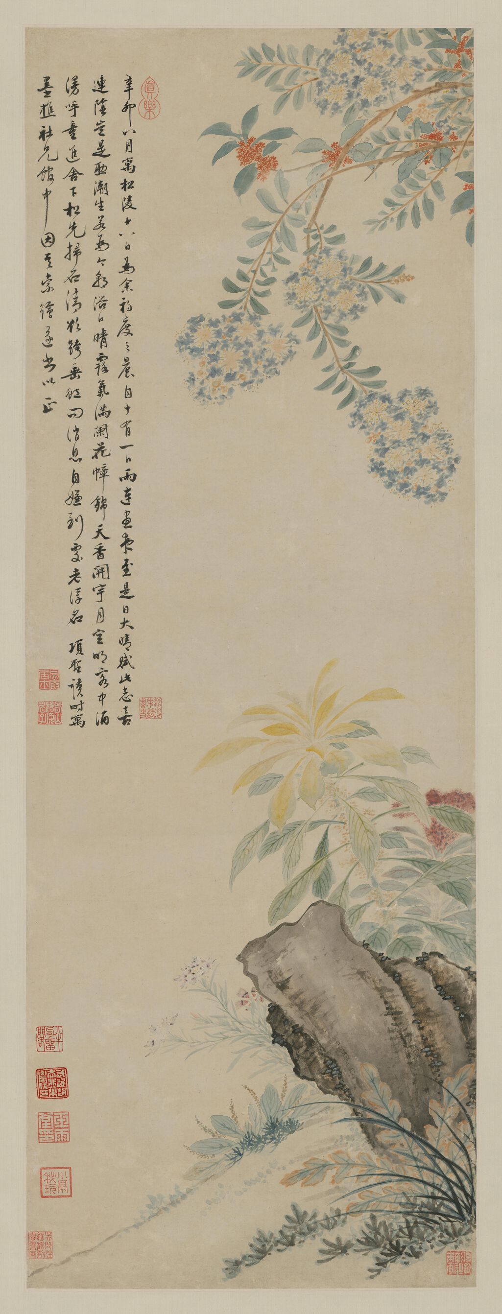 花卉轴预览图