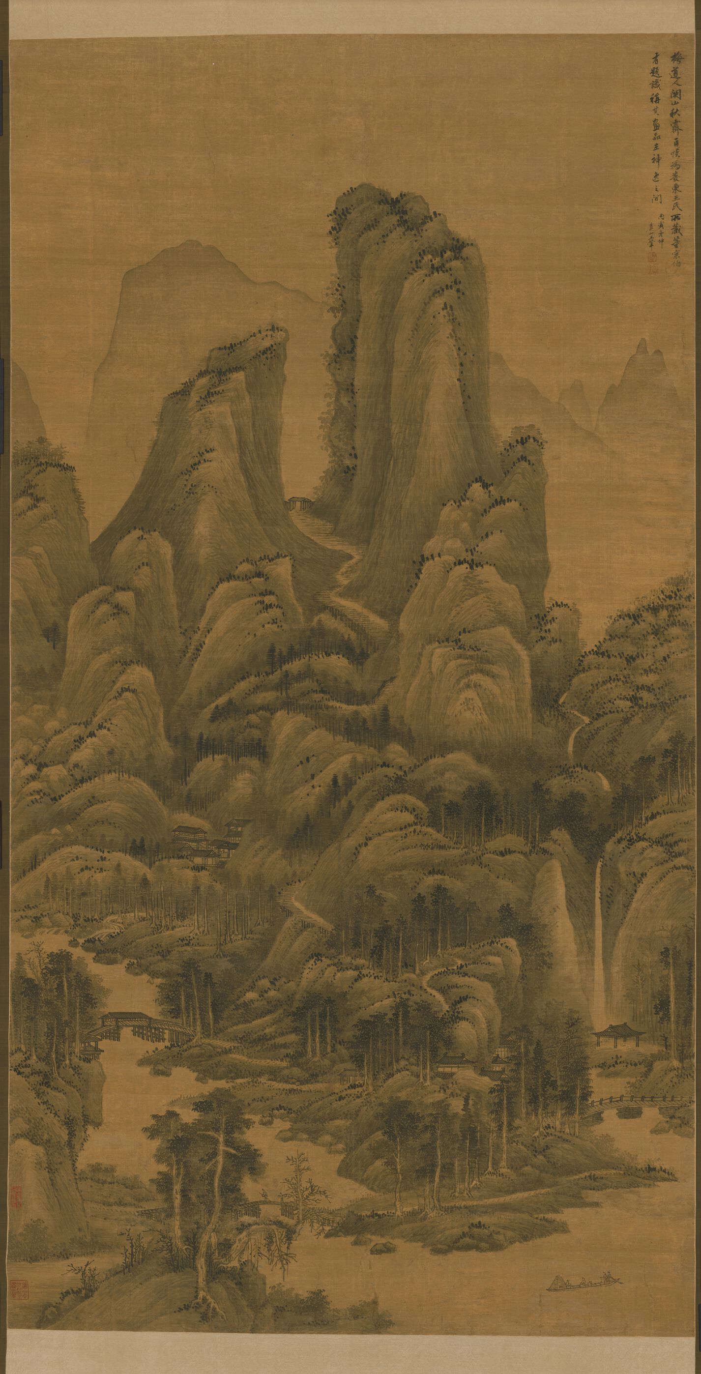 关山秋霁图预览图