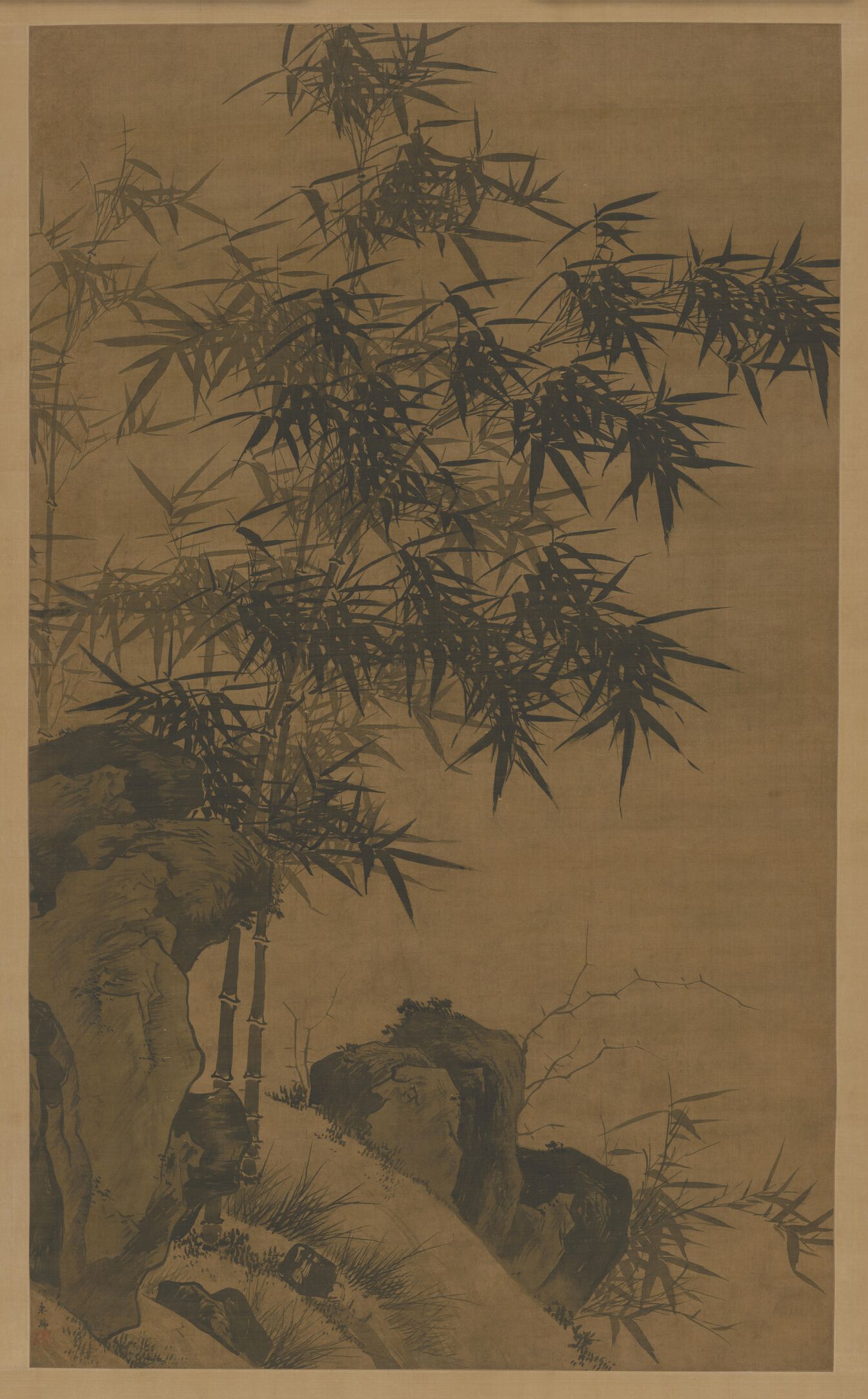 竹石轴缩略图