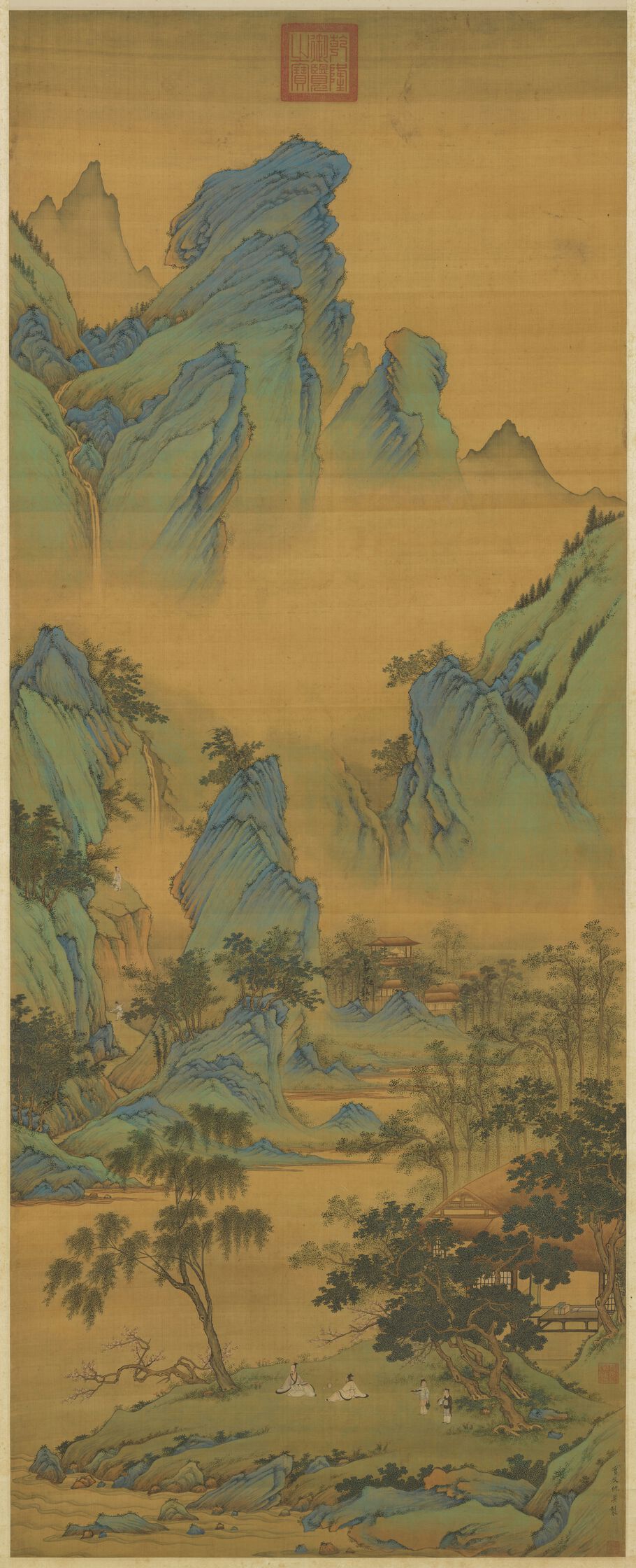 春山吟赏图预览图