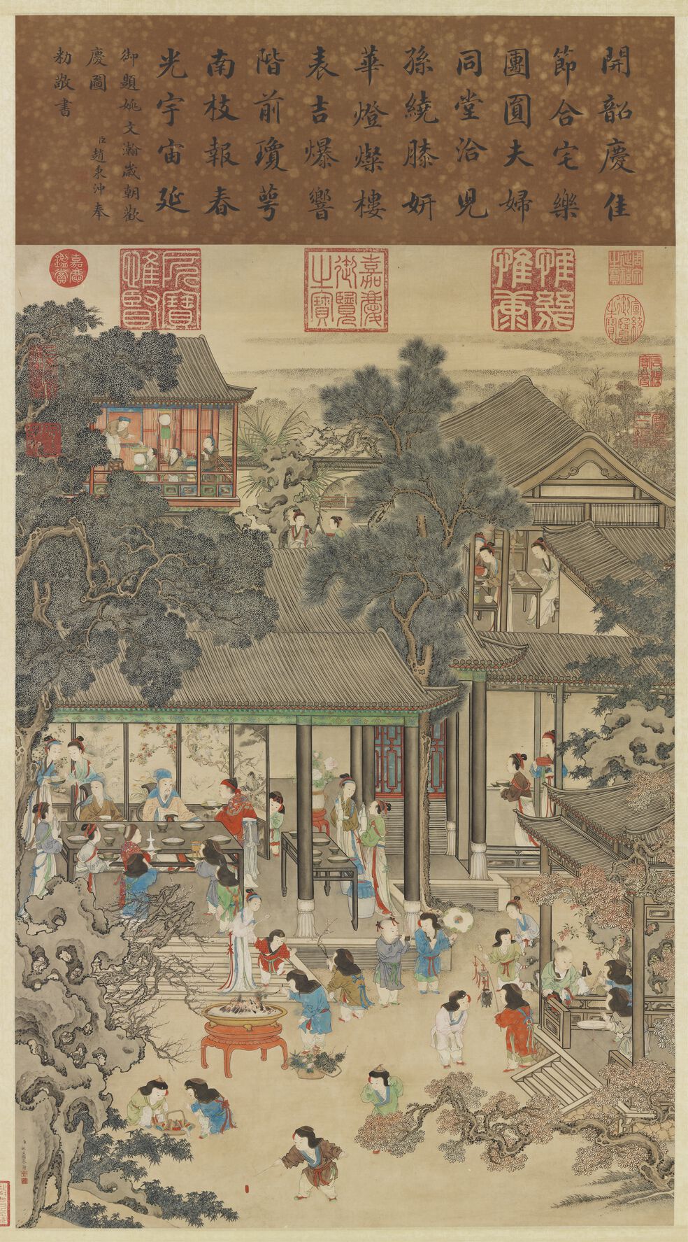 岁朝欢庆图预览图
