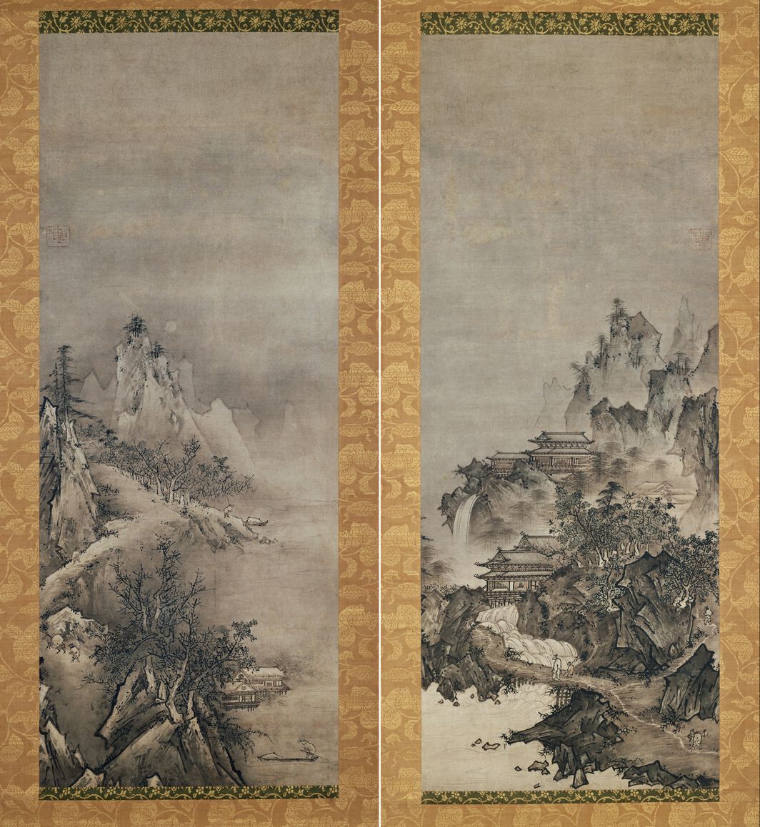 山水图对轴缩略图