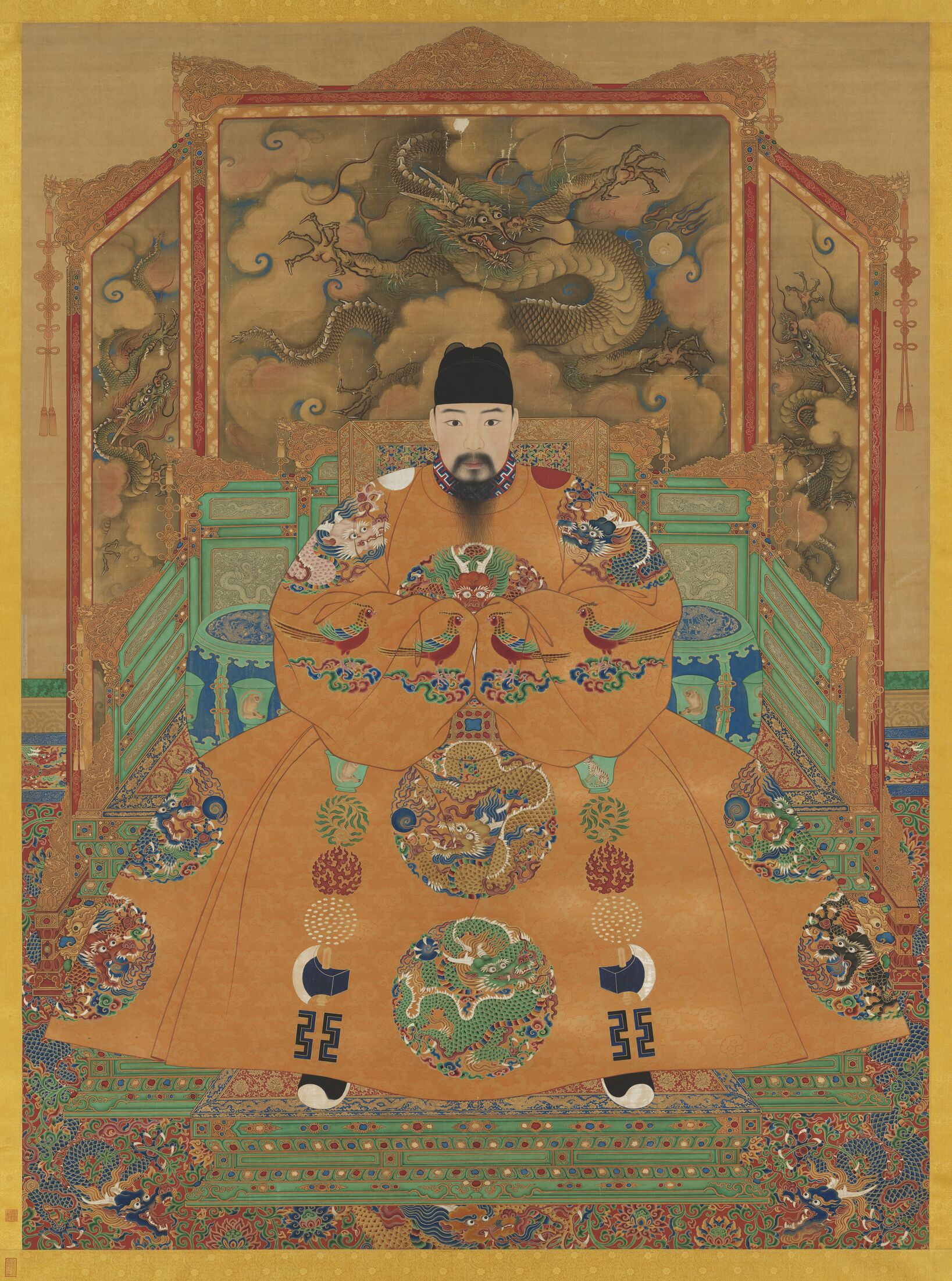 明孝宗坐像预览图