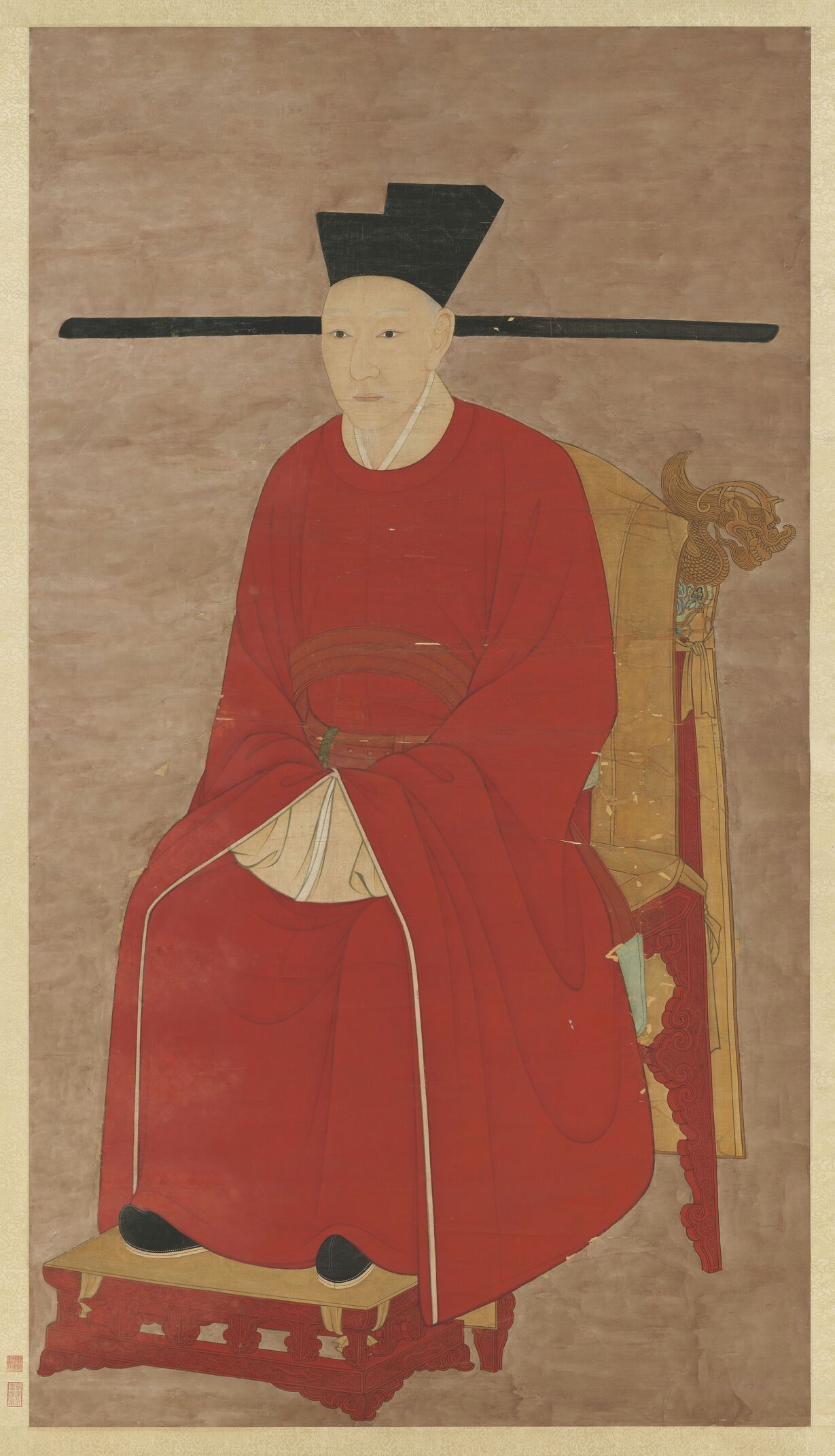 宋高宗坐像预览图