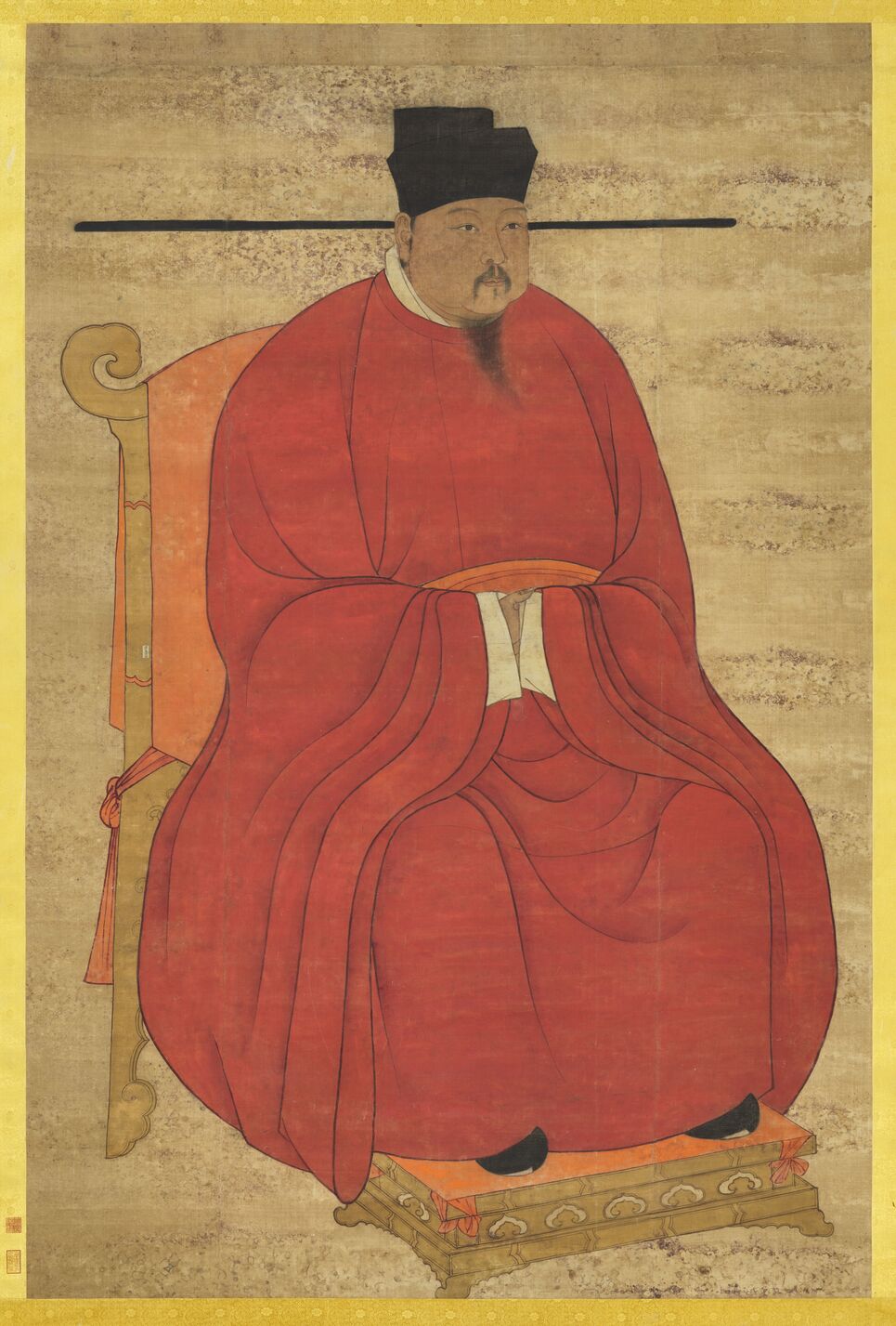 宋真宗坐像预览图